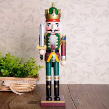 Ensemble de casse-noisettes en bois, 30 cm