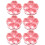 Keramik-Essstäbchenablage, rosa, 6 Stück 1