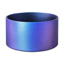 Dessous de verre en silicone bleu dégradé brillant, base de 7,2 cm (2,83 po)
