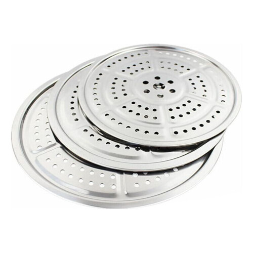 Grille de cuisson ronde en acier inoxydable 27,3 cm