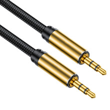 Flexible Home Sound Accessories 3.5mm Male to Male Sound-1.5m