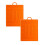 Xubond Silikon-Grillmatte mit Tropfschutz, orange 1