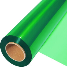 Blue Cellophane Wrap Roll 100 ft 17.5 in, 2.5 mil