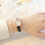 Bracelet de Pâques et montre à quartz assortis, style coréen 1
