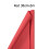 Red kraft paper roll for gift wrapping 38 cm x 3 m 1