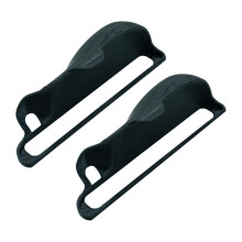 2 stuks ergonomische antislip handgreep eenvoudige-Zwart