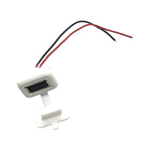 Prise femelle USB 2.0 résistante aux intempéries pour-Blanc 2p
