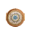 Round Rattan Serving Tray with Seabed Shell Inlay 1
