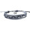Boho surfarmband van gewaxt koord, unisex, waterdicht. 1