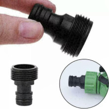 Adaptateur de taraud fileté TUMALL 3/4 pouce, raccord rapide mâle