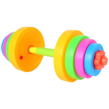 Juego de pesas ajustables para niños con barra para juegos de imitación.