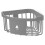 Windfall Corner Shower Caddy Adjustable Metal Triangle Shelf 2