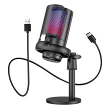 Flexibele USB-geluidsopname met uitstekende output en-Zwart