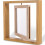 Square rotating photo frame desktop holder 1