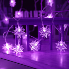 Sternen-Lichterkette, 40 LEDs, 6 m, batteriebetrieben