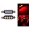 CANBUS LED projektør rød 39mm SV8.5 2-pak 4