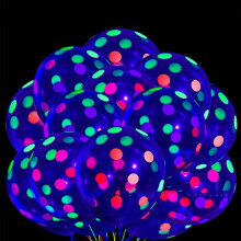 Neon Glow Ballonger Latex 50 st