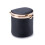 Boîte de rangement intérieure douce pour bijoux, Texture en-Noir 1