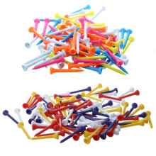 Golftees van kunststof, diverse kleuren, 200 stuks, 54 mm x 49 mm