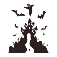 Stickers muraux d'Halloween pour la décoration intérieure des chambres