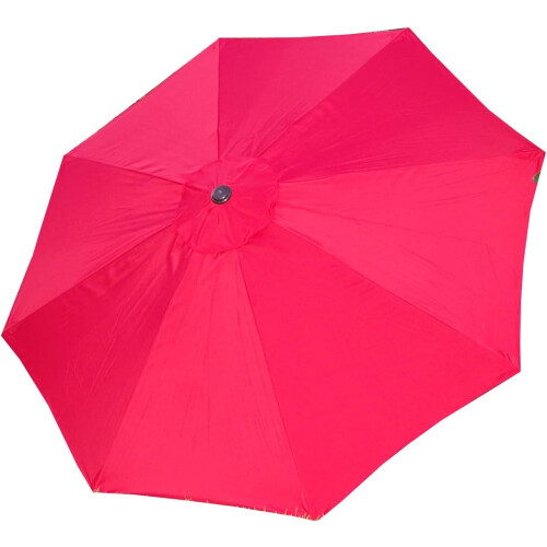 Toile de parasol rouge à 8 baleines épaisse