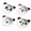 Keramické misky na omáčku panda do kuchyně, 4 ks 1