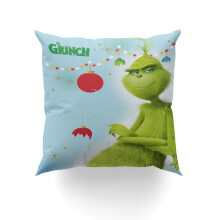 Grinch sierkussenhoes voor buiten, feestelijke decoratie, 20x20 inch