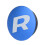 RISK MTB Crankshaft Dust Cap Blue 1
