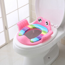 Comfortable Baby Toilet Seat Pink Cushioned