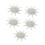Broche étoile en strass de cristal avec épingle à revers à-5 1