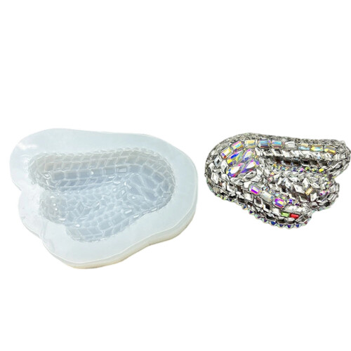 Support de téléphone en silicone à ailes de-diamant. aile.