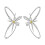 Ensemble de manchettes d'oreilles hexagonales, grimpeur 1