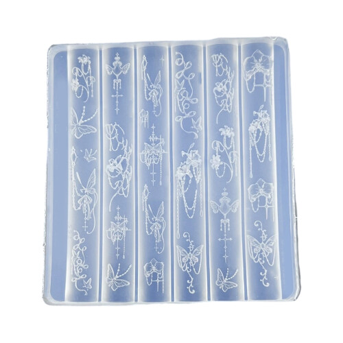 Multifunctional Nails Molds Styling Mold Retro Theme Nails-B745