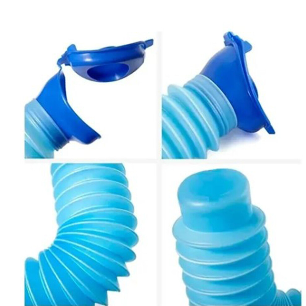 Blue 750ml Retractable Urinal Bottle