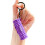 Charme unique de porte-clés d'exercice en PVC, idéal pour-Violet 1