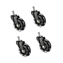 Strong Twist Casters with Noise Reductions & 360 Degree-4 black