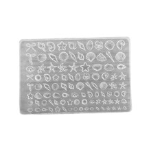 Nageldekorationsform, Perlen-/Muschel-/Schleifenform,-B740