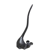 Cast Iron Paper Towel Holder Toilet Paper Stand with-mouse