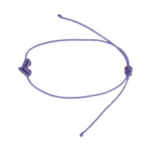 Boheemse stijlen hart touw armband veelzijdige-Lichtpaars