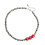 Collier pendentif en forme de cœur perlé en pierre pointillée 1