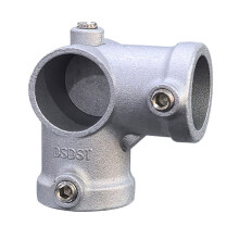 Aluminiumlegering Ronde Buis Vaste Gezamenlijke-3 manieren