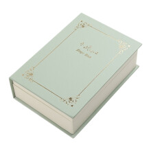 Livre organisateur de bijoux en PU à la mode, avec-Vert