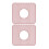 2 Thick Sink Underlays Featuring Perforated Design For-Pink 1
