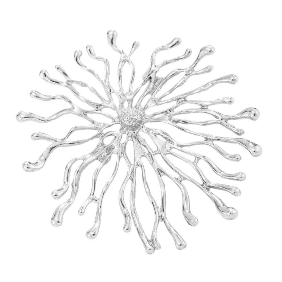 Trendy Charm Sun Divinity Brooch Chest Pin With Unique-Silver 2