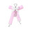 Porte-clés en Polyester doux, joli nœud papillon étoile,-Rose 1