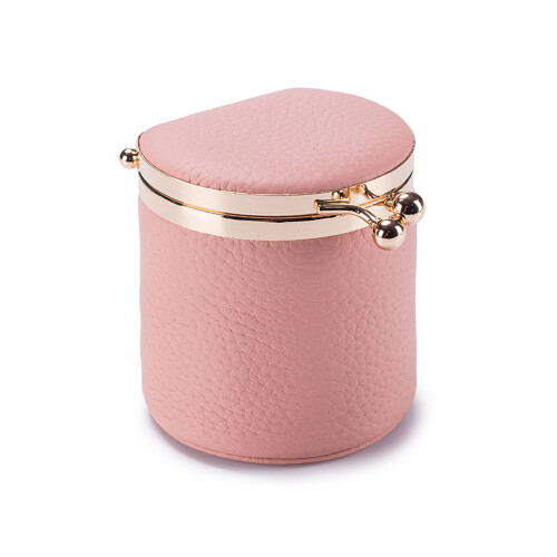 Practical Leather Jewelry Organizers with Soft Interior-Pink