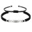 Stylish Adjustable Handmade Rope Bracelet Unique-Black 1