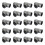 Easy to Assemble PVC T Pipe Fitting 20pcs for Unique-Grey 1