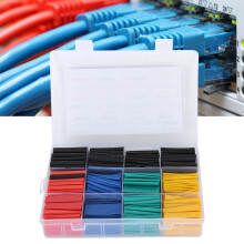 530pcs Coloured Heat Shrink Wrap Tubing Kit