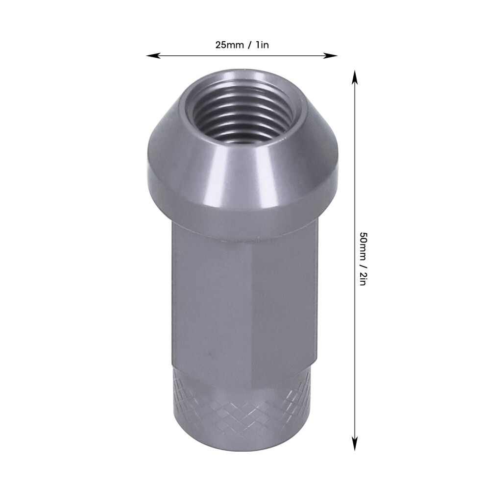 20Pcs 7075-T6 Lug Nuts M14x1.5 Thread 7790334268506